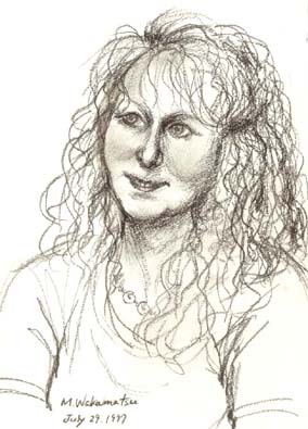 Miss Sabine Poggel's portrait